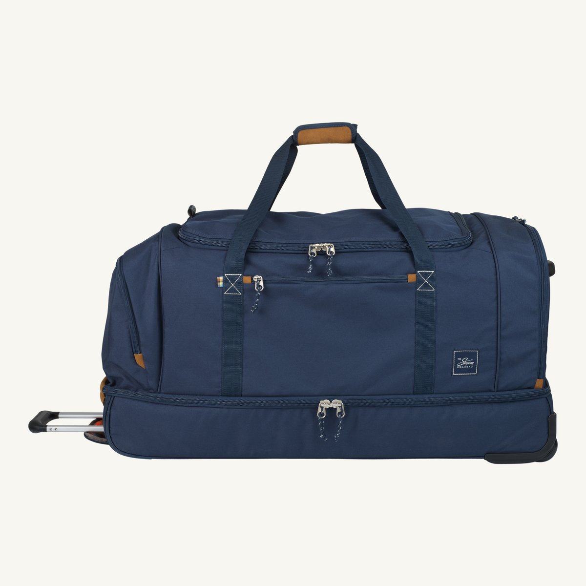 Skyway Luggage Coupeville Extra Large Rolling Duffel Bag - Midnight Blue - Irvâs Luggage