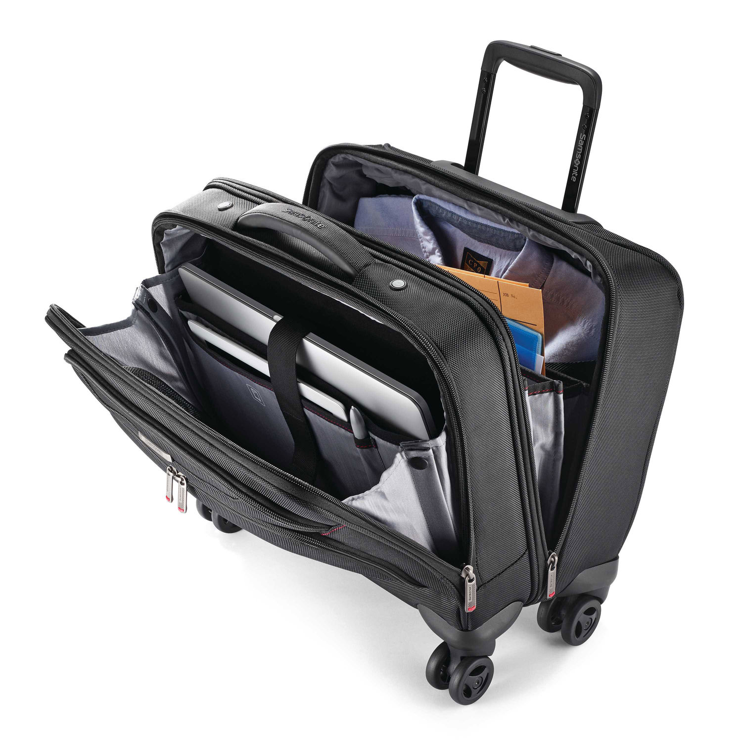 Samsonite Xenon 3 0 Spinner Mobile Office Black Irv S Luggage
